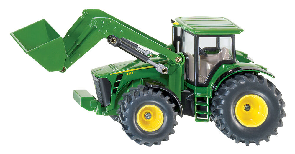 Siku John Deere met Voorlader - Tractor - Groen