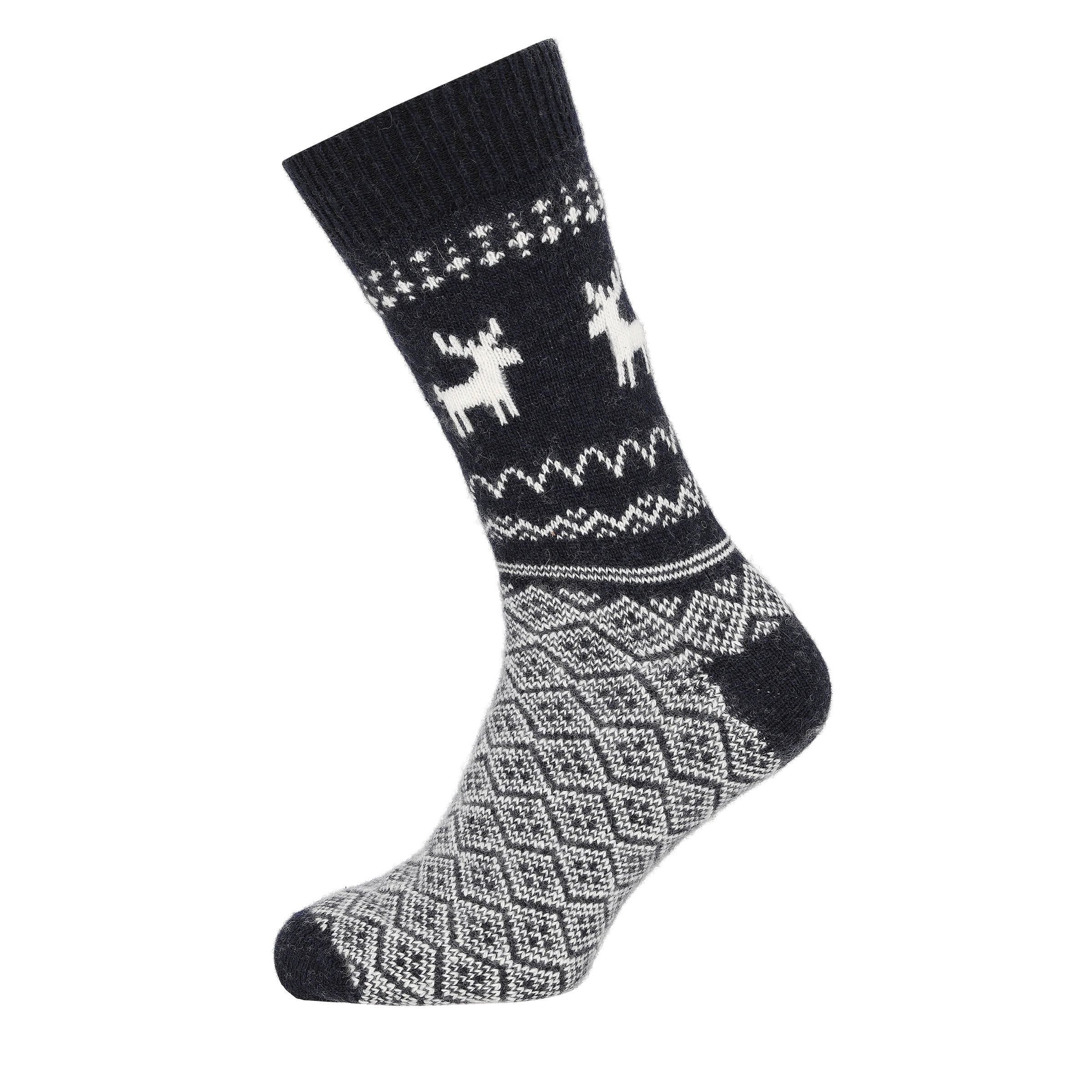 Welkoop Huissokken - Wol - Blauw