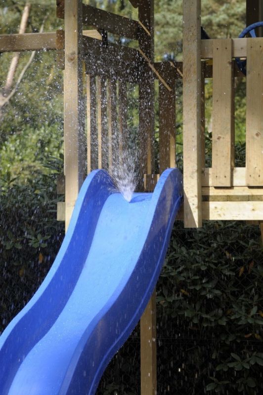 Swing King - Glijbaan - Blauw - Kunststof - 220 cm