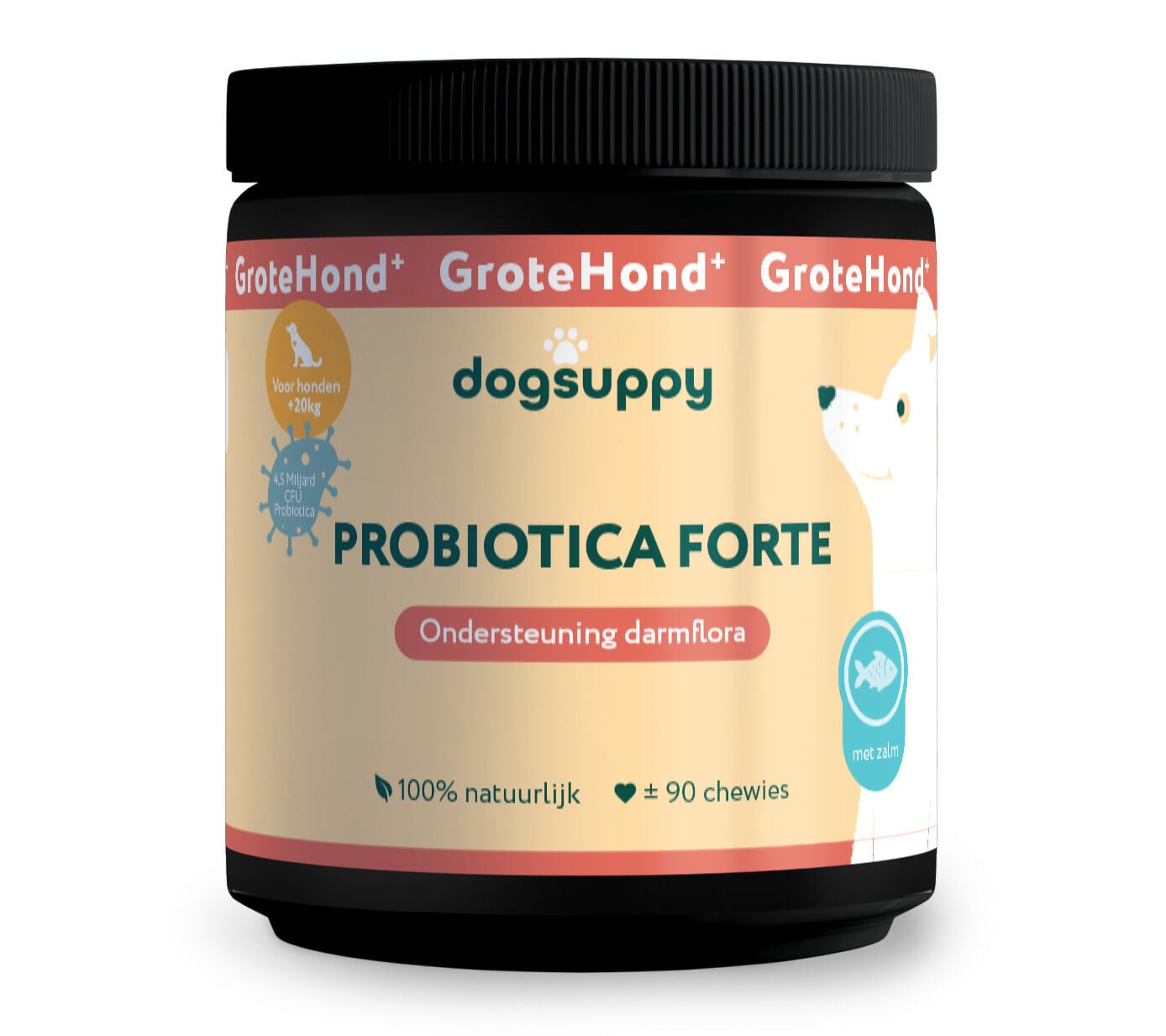 Dogsuppy Probiotica Forte - Darmflora- Grote hond van 20 kg