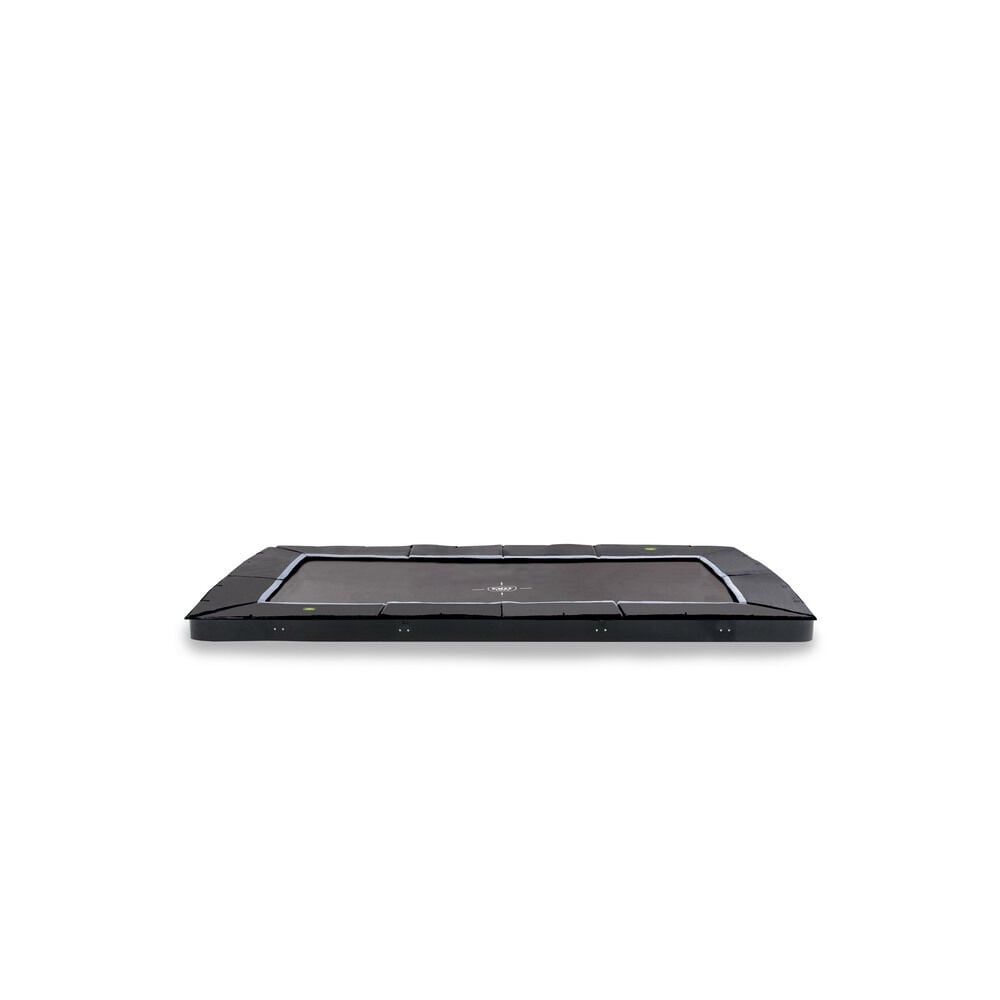 EXIT Dynamic groundlevel - Trampoline - Zwart - 244x427 cm