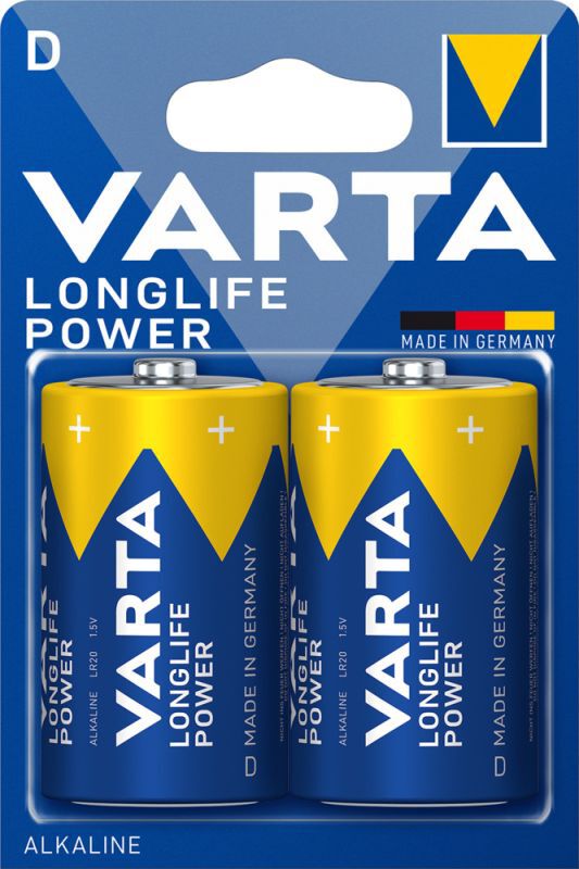 Varta D Longlife - Batterij - 2 Stuks Varta D Longlife - Batterij - 2 Stuks