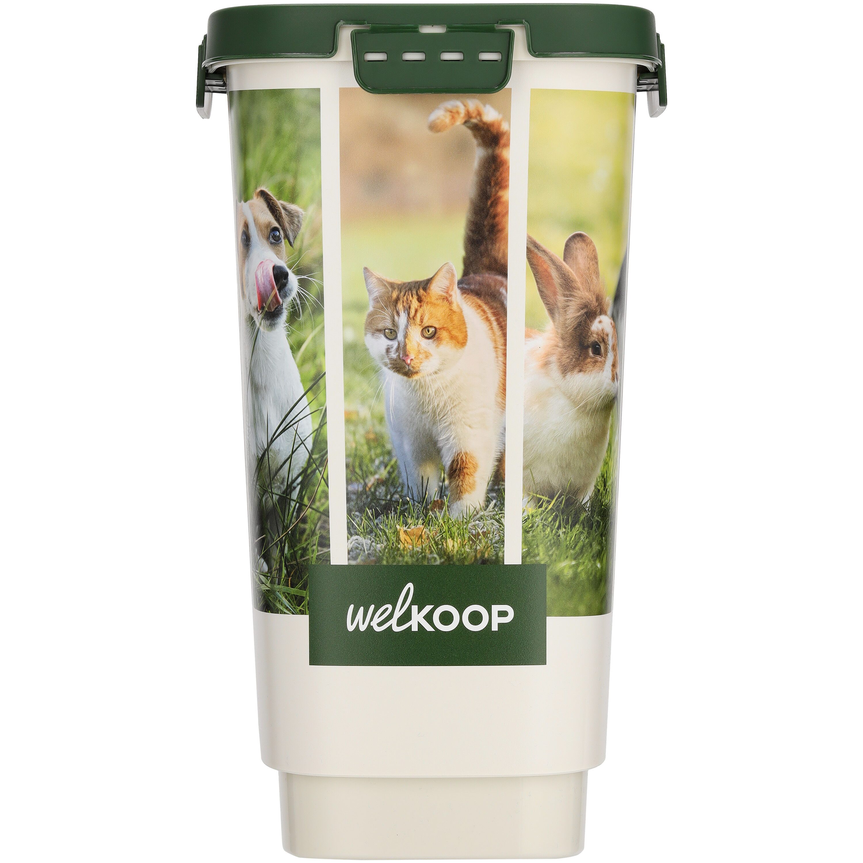 Welkoop - Voerton - 10 Liter - Wit Groen