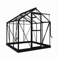 Royal Well Mary I - Tuinkas - Zwart - 241x212x222 cm - Veiligheidsglas