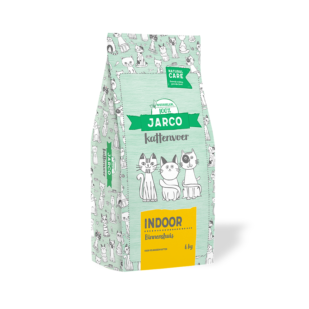 Jarco Natural Indoor - Kattenvoer - 6 Kilogram - kip Jarco Natural Indoor - Kattenvoer - 6 Kilogram - kip
