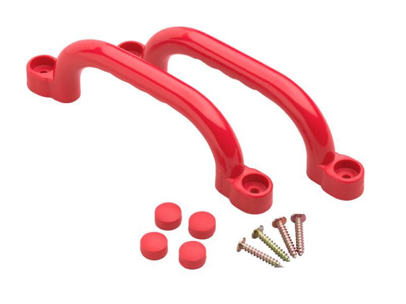 Swing King - Handgreepset - 2 Stuks - Rood - Kunststof