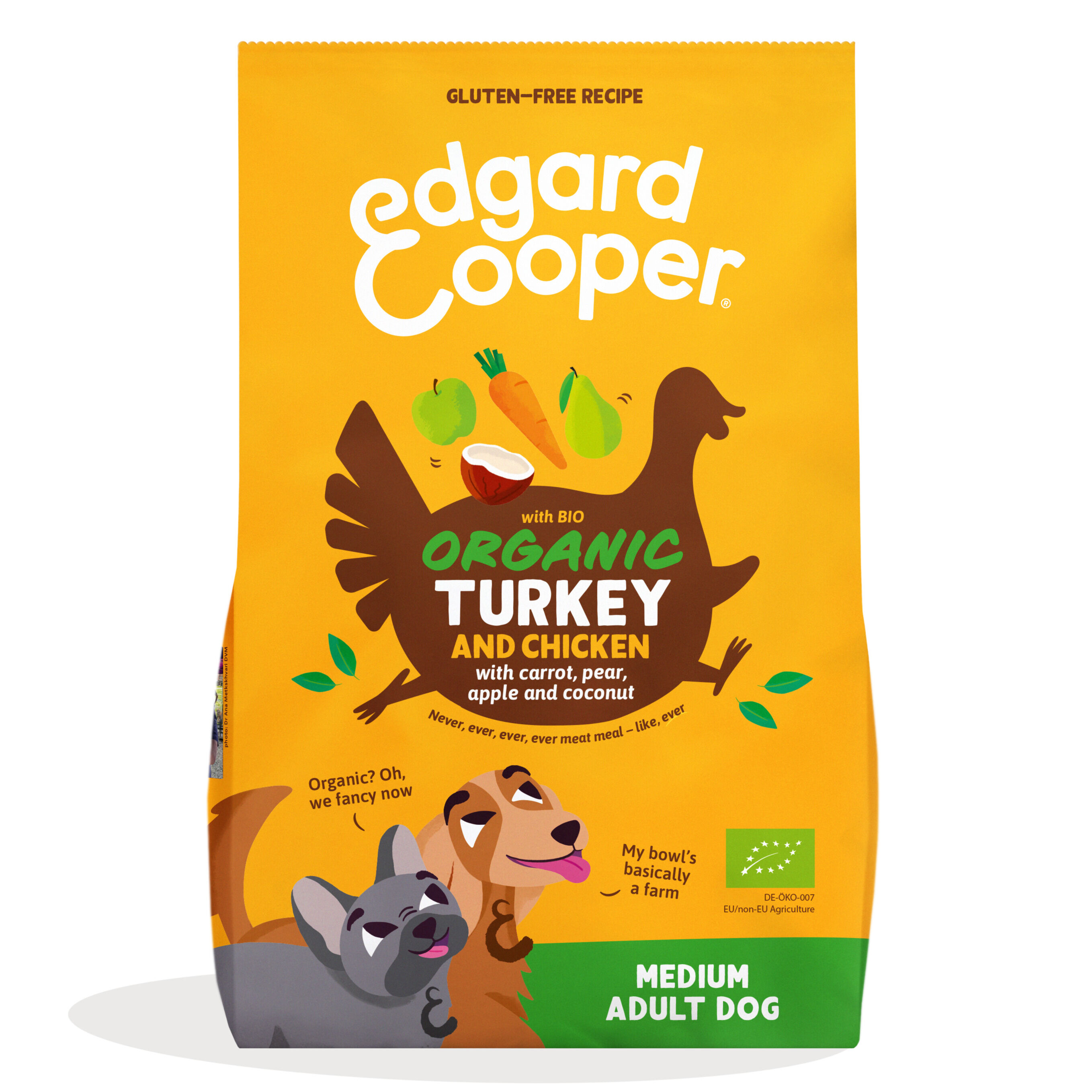 Edgard & Cooper Adult Biologisch - Hondenvoer - 2.5 Kilogram - kalkoen Edgard & Cooper Adult Biologisch - Hondenvoer - 2.5 Kilogram - kalkoen