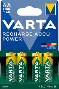 Varta AA 2100mAh Oplaadbaar - Batterij - 4 Stuks