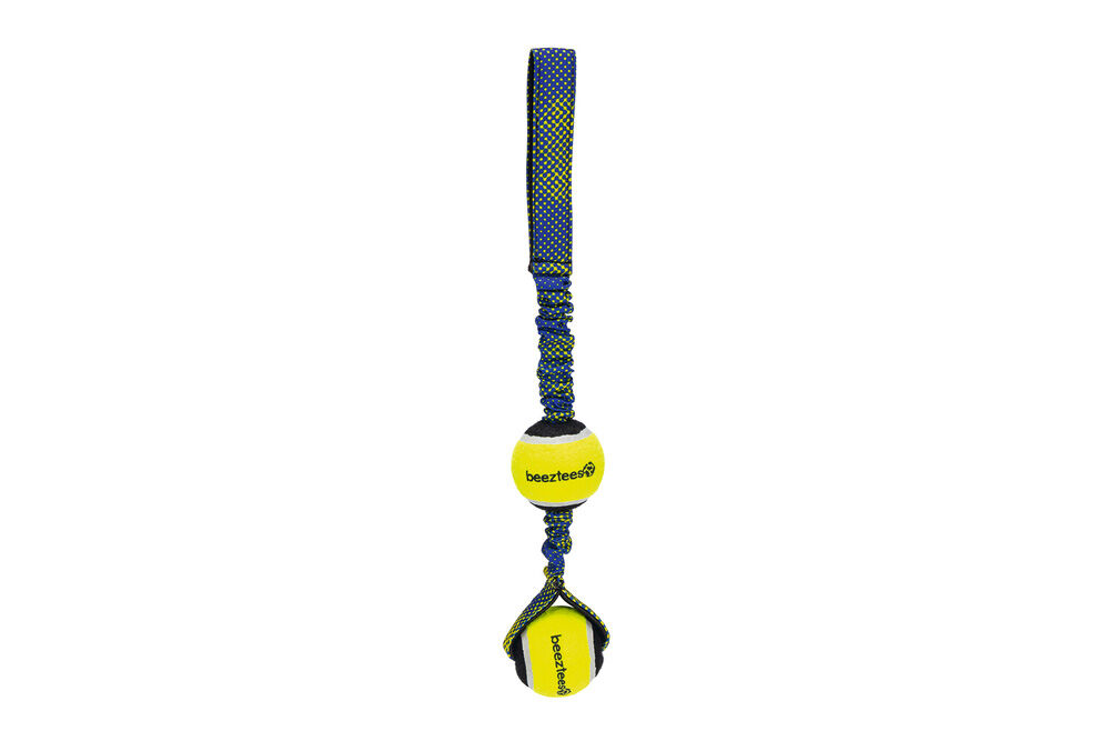 Beeztees Fetch Tennisbal Koord Otis - Apporteren - Hondenspeelgoed - Blauw - 53.5x6.5x6.5 cm