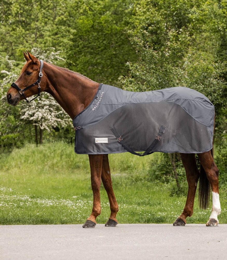 Waldhausen Comfort - Vliegendeken - Paardendeken - Grijs - 145/195 Waldhausen Comfort - Vliegendeken - Paardendeken - Grijs - 145/195