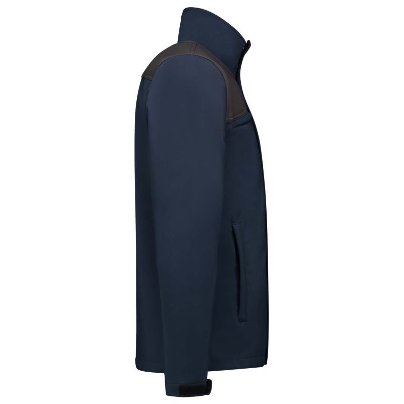 Tricorp Bicolor 402021 - Softshell jas - Blauw Donkergrijs - 3XL