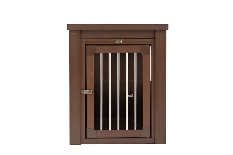 New Age Pet® InnPlace Crate - Hondenbench meubel - bruin - 70x108x78 cm - XL