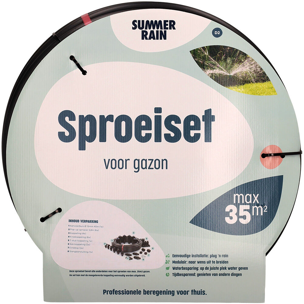 SummerRain Gazon - Sproeiset - 35m²