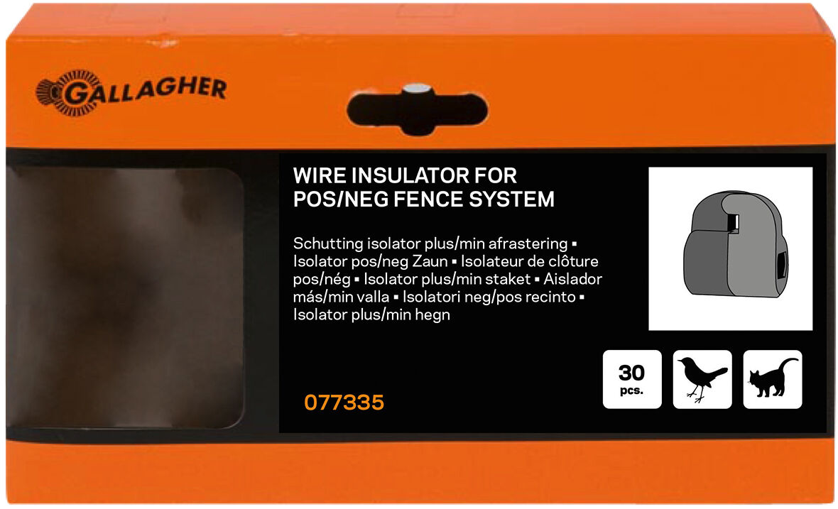 Gallagher Schuttingisolator - 11.5 cm - 30 Stuks - 18.5 cm