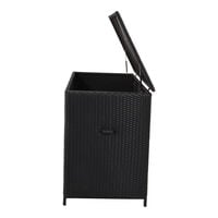 Lesli Living Black - Kussen Opbergbox - Zwart - 1x165x67 cm