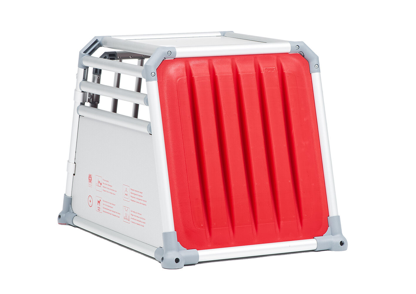 4Pets Pro 1 - Autobench Hond - chroom - 54.4x54554.5x73.5 cm - S