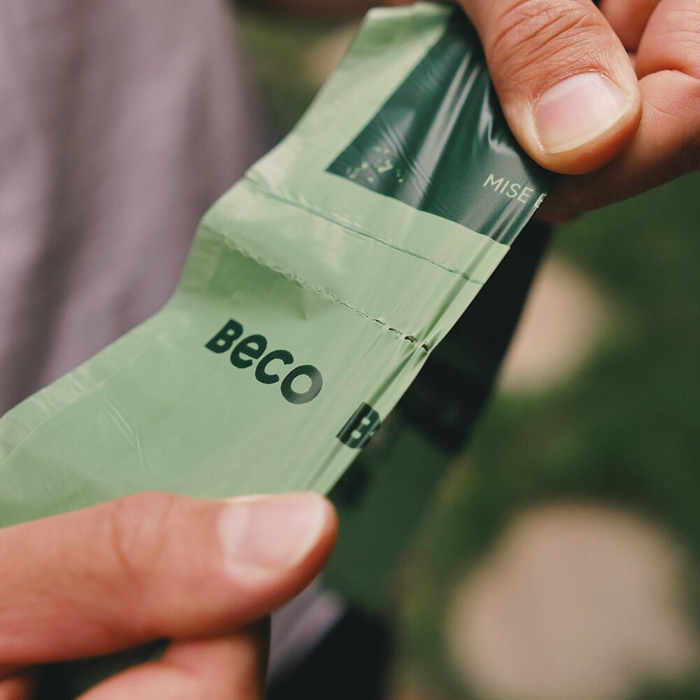 Beco Poepzakjes met mintgeur - Poepzakjes & accessoires - 120 Stuks - Blauw