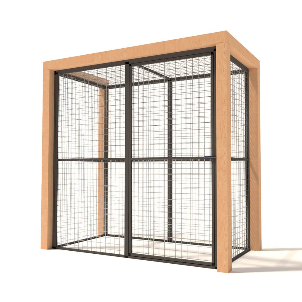 Glorenza Olivia - Kattenren - Antraciet - 187x99x193 cm Glorenza Olivia - Kattenren - Antraciet - 187x99x193 cm