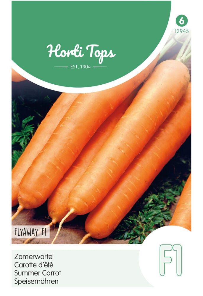 Hortitops Wortelen Daucus carota Flyaway F1 Hybride - Wortelen