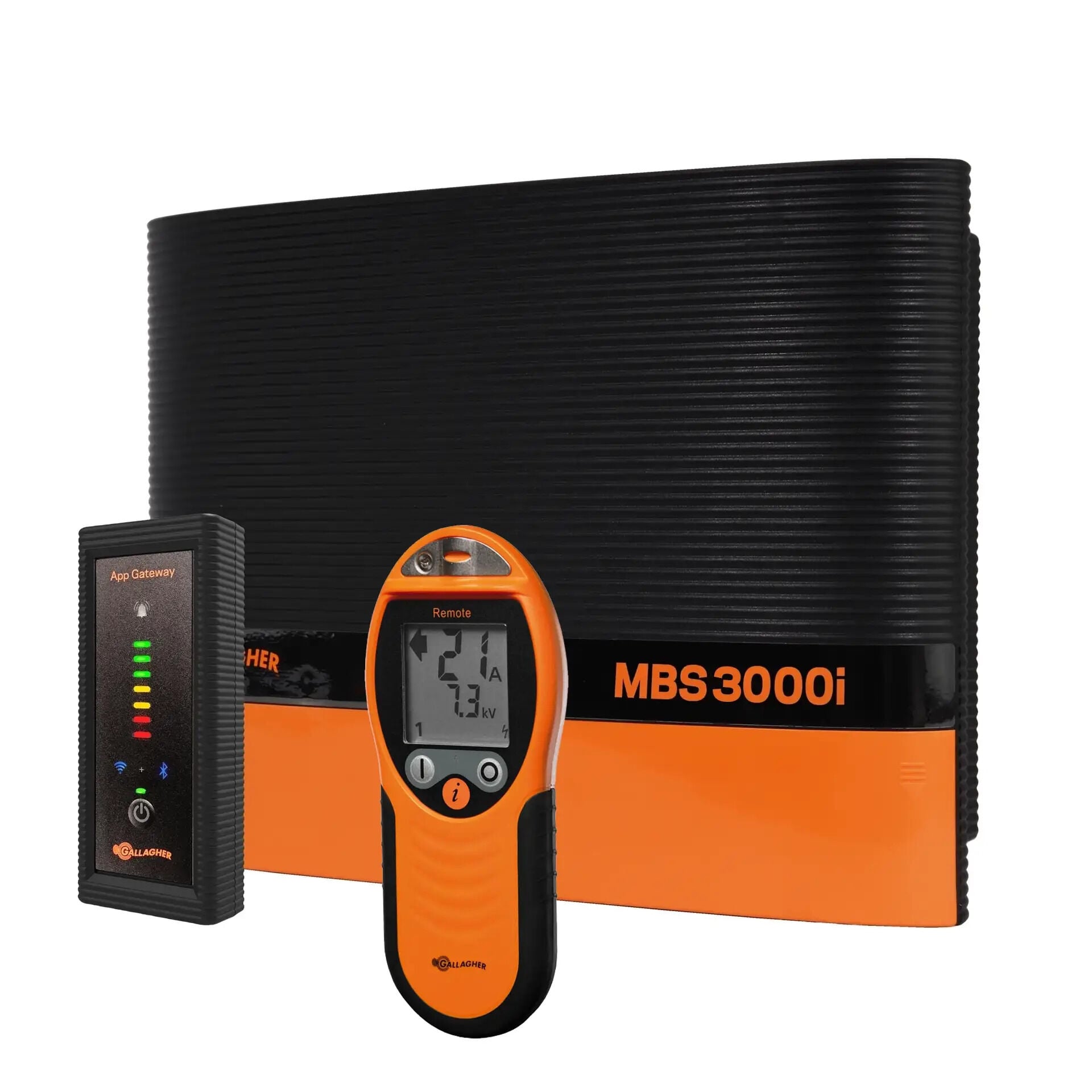 Gallagher MBS3000i schrikdraadapparaat met app incl. gratis afstandsbediening - Multi power schrikdraadapparaat