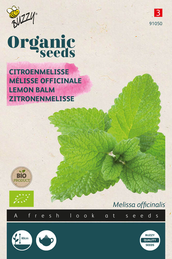 Organic Citroenmelisse - Groentezaden Organic Citroenmelisse - Groentezaden