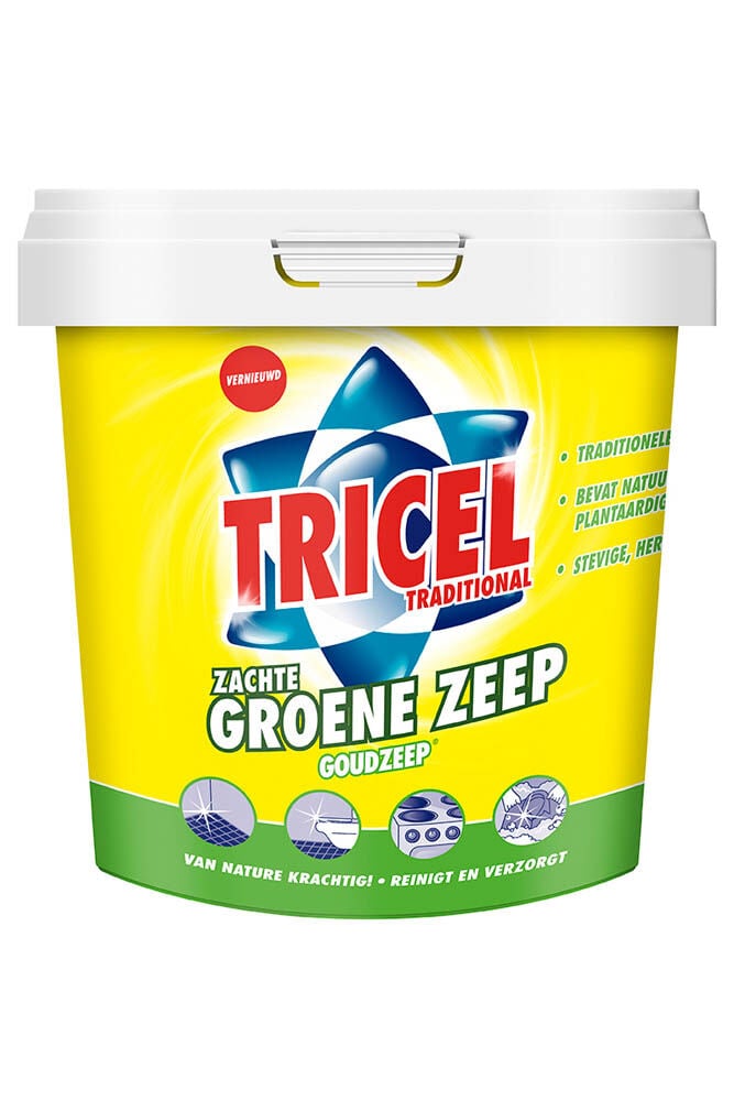Tricel Goudzeep - Zachte Groene Zeep Tricel Goudzeep - Zachte Groene Zeep