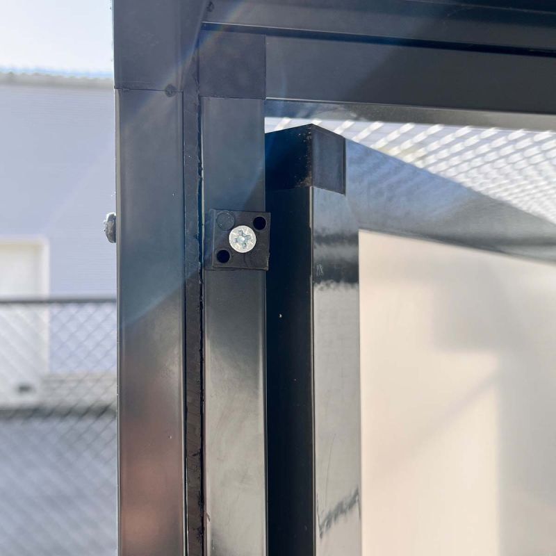 Glorenza Noor - Kattenren met sluis - Antraciet - 187x190x224 cm