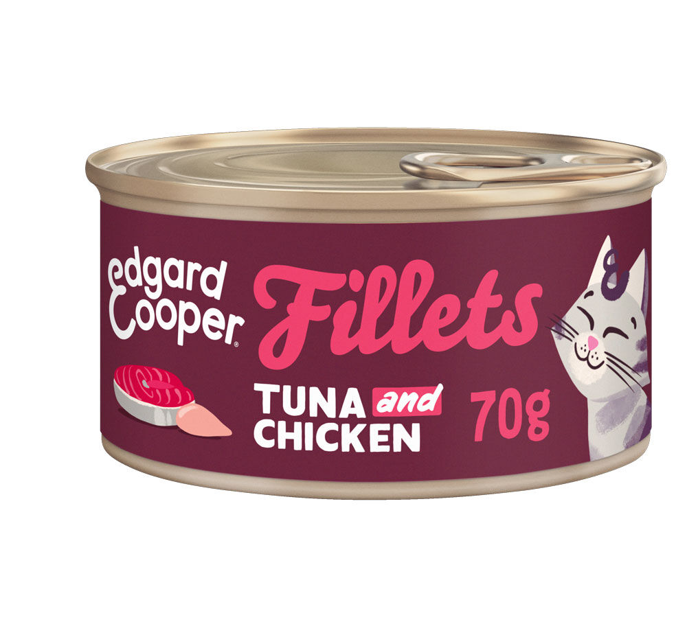 Edgard & Cooper Filets - Kattenvoer - 70 Gram - kip, tonijn Edgard & Cooper Filets - Kattenvoer - 70 Gram - kip, tonijn