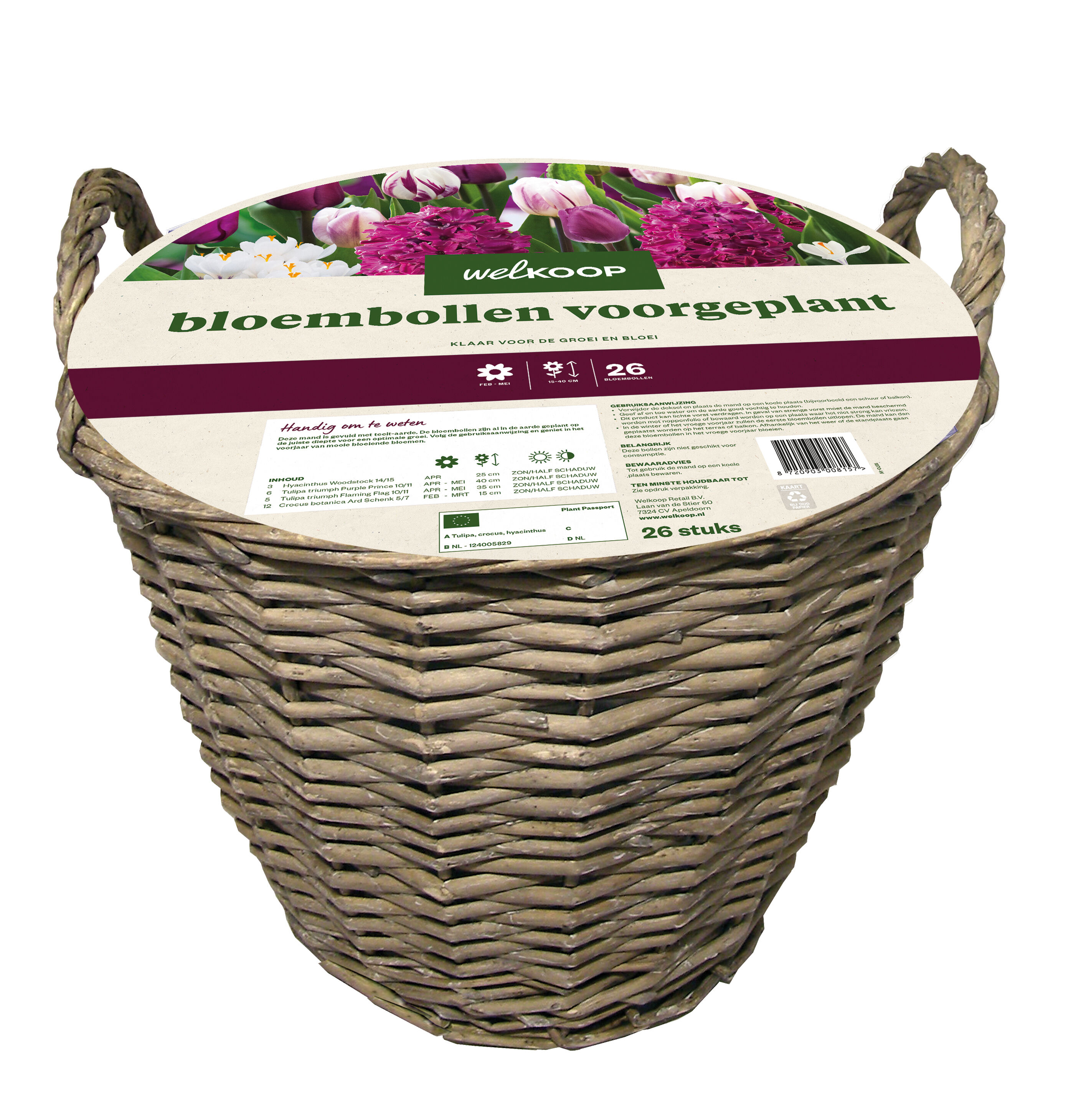 Welkoop Bloembollen mix - in Mand