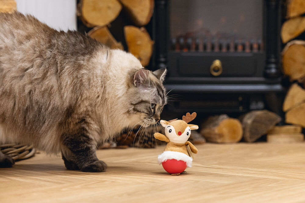 Beeztees Kerstwobbler - Kattenspeeltje