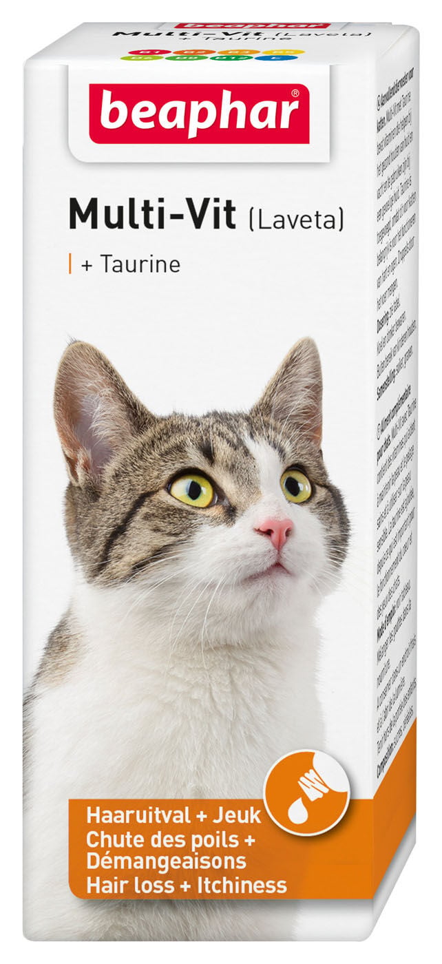 Beaphar Multi-Vit + Taurine - Voedingssupplement