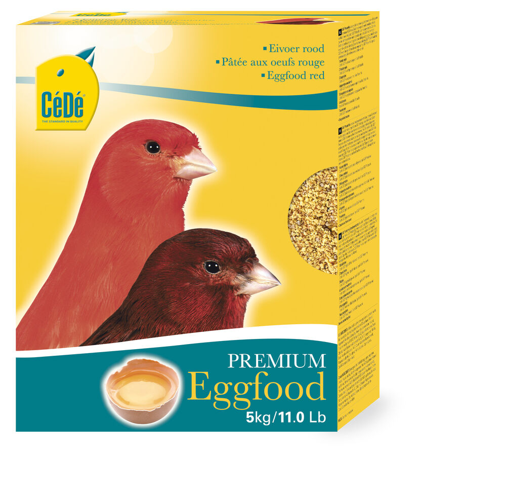 Cede Eivoer Rood - Vogelvoer - 5 Kilogram - Aanvullend voer Cede Eivoer Rood - Vogelvoer - 5 Kilogram - Aanvullend voer