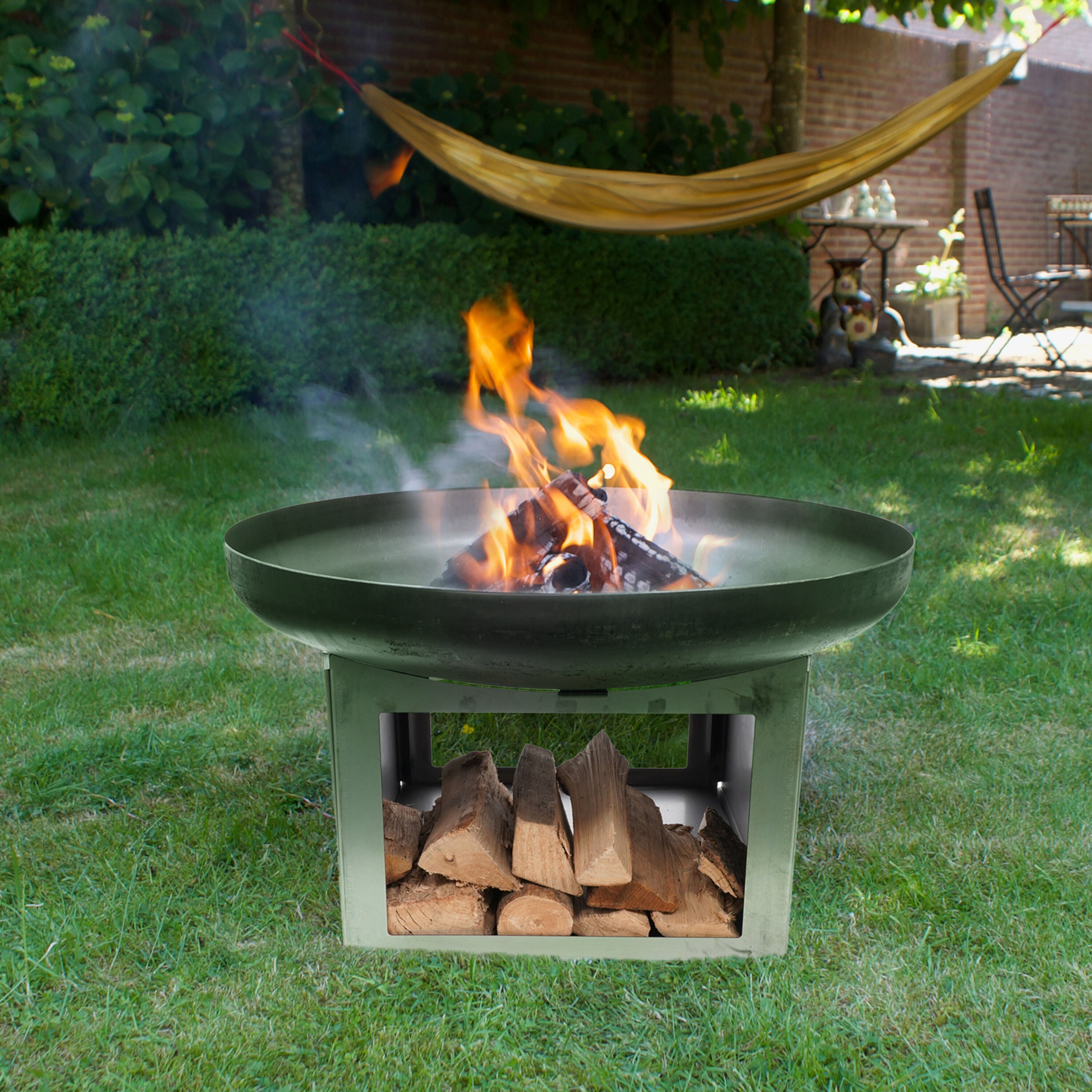 HEAT Fresvik - Vuurschaal - Rond - Zwart - Staal