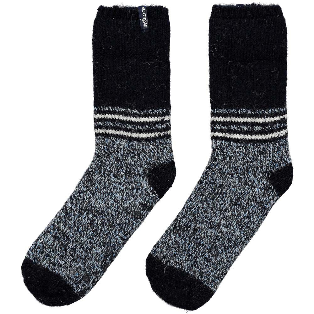 Welkoop - Huissokken - Wol - Blauw gestreept - 39-42