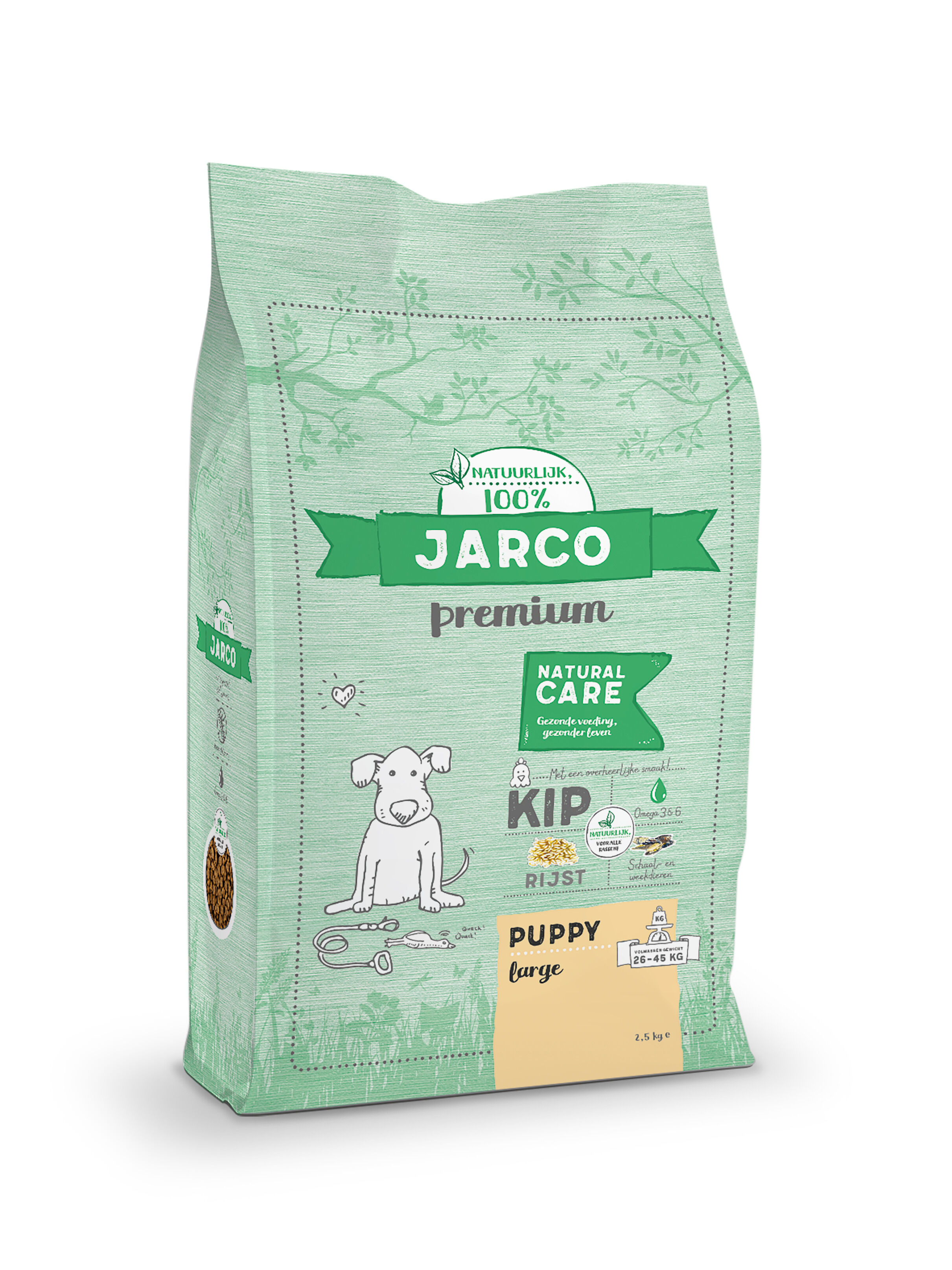 Jarco Dog Large Pup - Hondenvoer - 2.5 Kilogram - kip Jarco Dog Large Pup - Hondenvoer - 2.5 Kilogram - kip