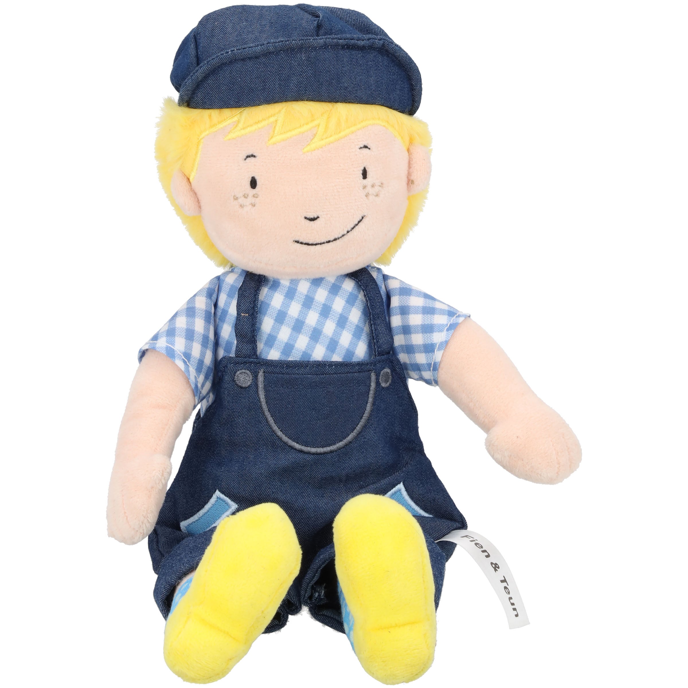 Fien & Teun Pluchen Pop Boer Teun - Knuffel - multi