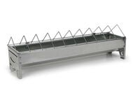 Olba Voerbak - Pluimvee - Zilver - 15x51x13 cm
