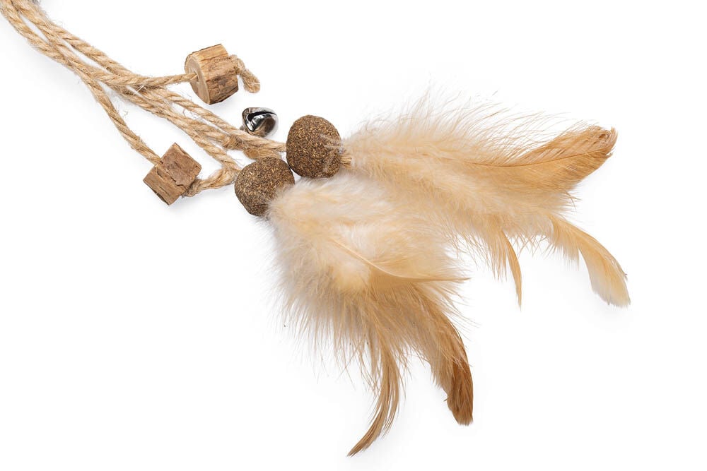 Beeztees Bal Juto - Kattenspeeltje - Beige