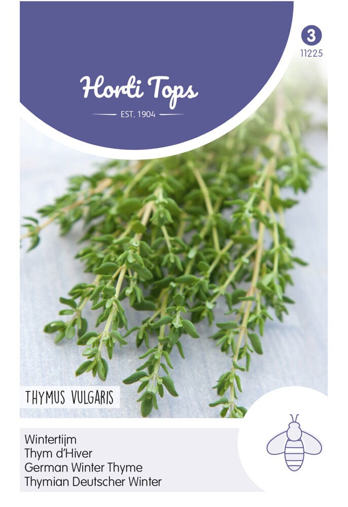 Hortitops Tijm Thymus vulgaris Echte Winter (Thymus Vulgaris) - Kruidenzaden Hortitops Tijm Thymus vulgaris Echte Winter (Thymus Vulgaris) - Kruidenzaden