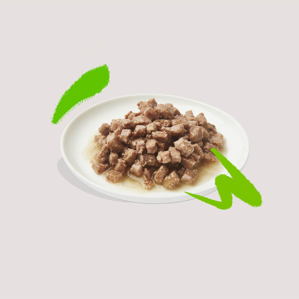 Edgard & Cooper Stukjes in saus - Kattenvoer - 85 Gram - kip, lam