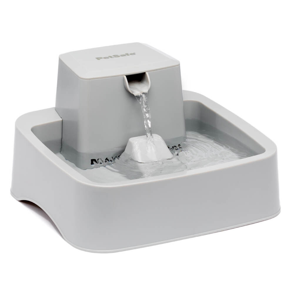 Petsafe Drinkwell - Drinkfontein - 1.8 Liter - Grijs Petsafe Drinkwell - Drinkfontein - 1.8 Liter - Grijs