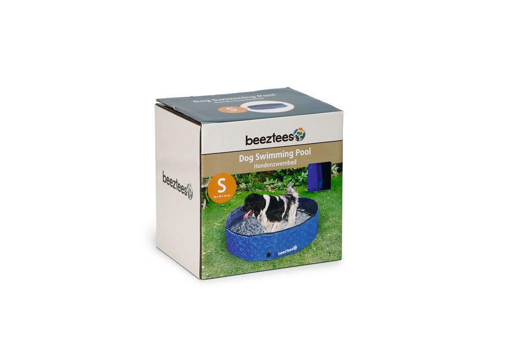 Beeztees - Hondenzwembad -Waterspeelgoed - blauw - 20x80x19.3 cm - S