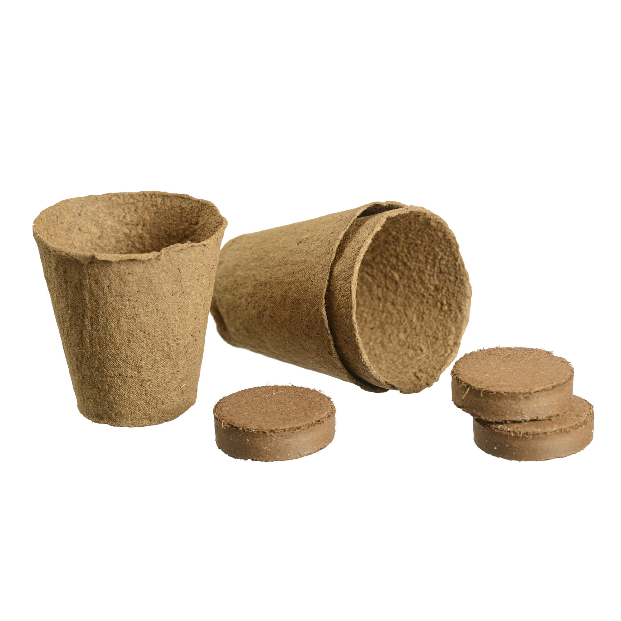 Nature Pot met tablet - Kweekpotten - 11x8.7x8 cm