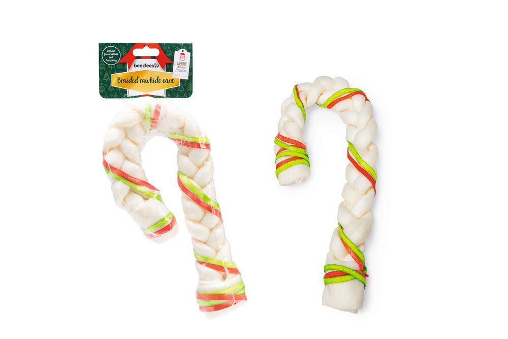 Beeztees Kerststok Munchy - Hondensnack