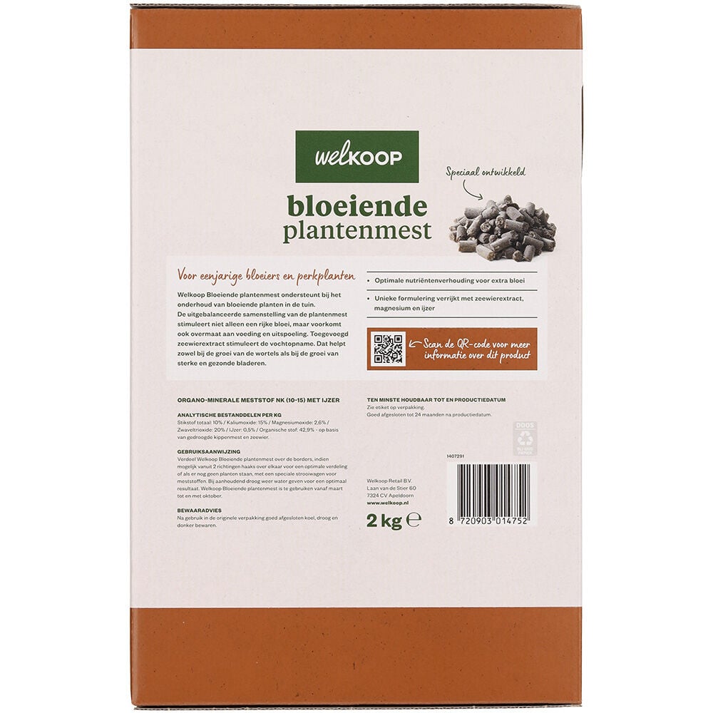 Welkoop - Bloeiende Plantenmest - 125 m2 - 2 Kilogram