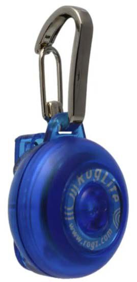 Rogz Roglite - Veiligheidslampje Hond - blauw - 3.1 cm