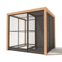 Glorenza Alfred - Kattenren - Antraciet - 202x190x224 cm