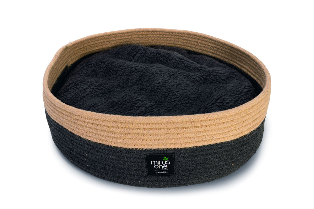 Beeztees Minus One - Kattenmand - Donkergrijs/Bruin - 45x45x14 cm Beeztees Minus One - Kattenmand - Donkergrijs/Bruin - 45x45x14 cm