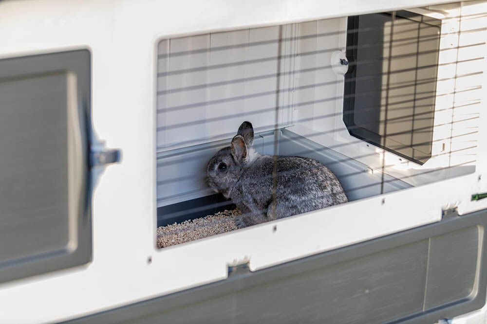 Ferplast Grand Lodge 120 - Konijnenhok - Grijs - 1x116x1 cm