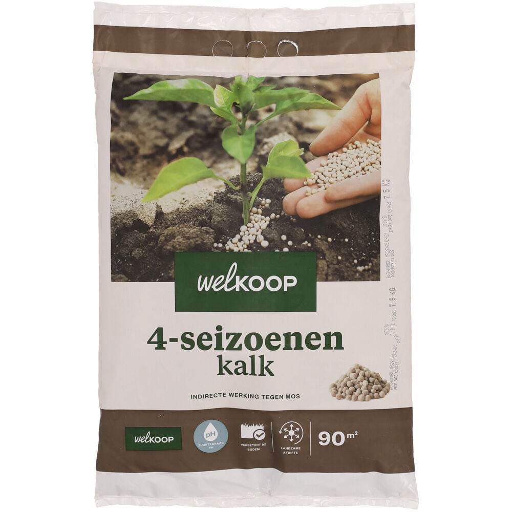 Welkoop - 4-Seizoenenkalk - 90 m2 - 7.5 Kilogram Welkoop - 4-Seizoenenkalk - 90 m2 - 7.5 Kilogram